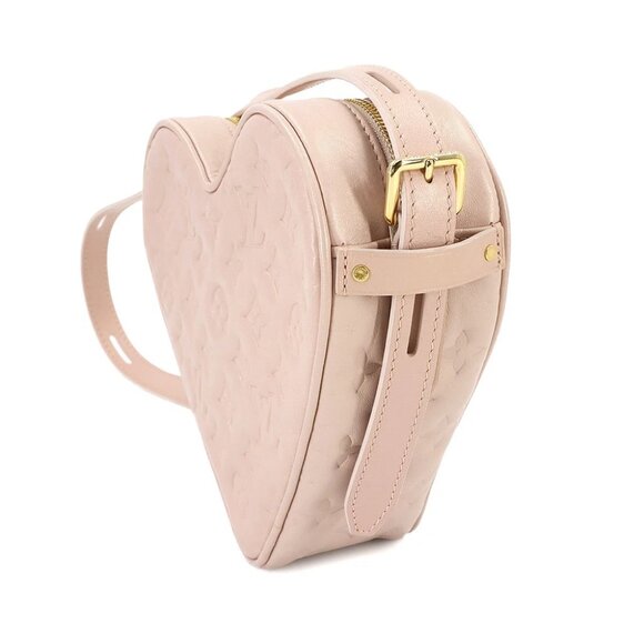 LOUIS VUITTON Sac Coeur Fall in Love Heart Shoulder Bag Leather M58738 90277042 - Picture 5 of 11